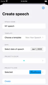 Creative Speech PRO screenshot 1