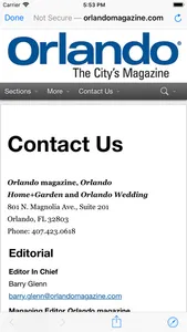 Orlando Magazine Insider screenshot 2