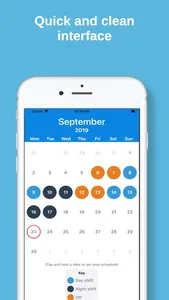 Shift Calendar & Work Schedule screenshot 1