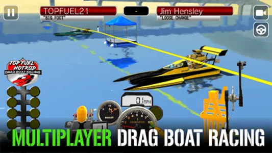 Drag Boat Speed Racing Game 3D screenshot 3