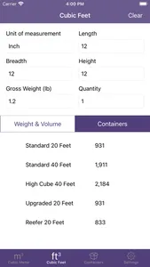 CBM Calculator screenshot 3