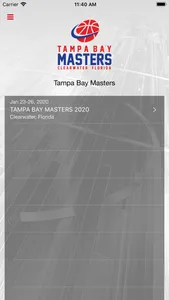 Tampa Bay Masters screenshot 0