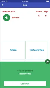 Learn Finnish Daily screenshot 5
