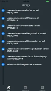 Eventos Crea screenshot 1