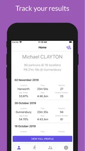 5K parkrunner results screenshot 0