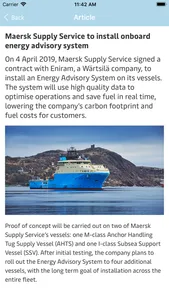 Maersk Supply Service News screenshot 2