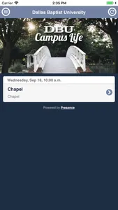 DBU Campus Life screenshot 1