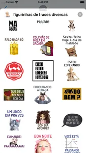 figurinhas de frases diversas screenshot 1