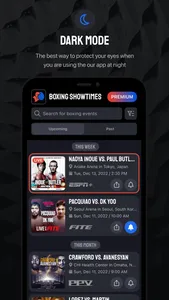 Boxing Showtimes screenshot 4