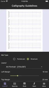 Calligraphy Guidelines screenshot 1