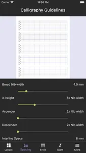 Calligraphy Guidelines screenshot 3