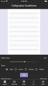 Calligraphy Guidelines screenshot 6