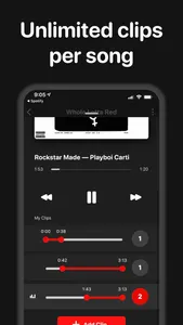 MusiCue: Song Clips Player screenshot 1