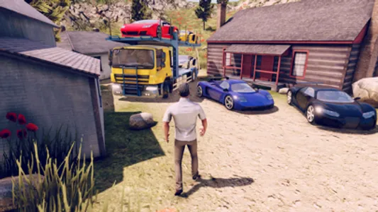 John: Truck Car Transport Sim screenshot 0