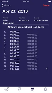 xTimer Sport screenshot 2