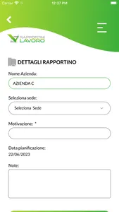 Rapportini Lavoro screenshot 6