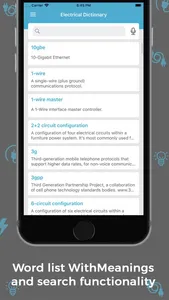 Electrical Dictionary :Offline screenshot 1