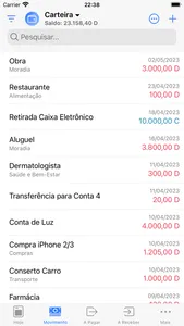 Orçamento Pessoal - Finanças screenshot 1