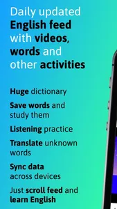 Daily English learning app screenshot 0