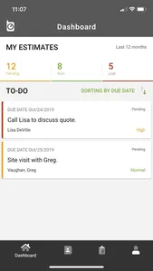 LMN CRM App screenshot 1