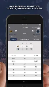 Xavier Musketeers Gameday screenshot 2