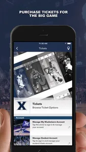 Xavier Musketeers Gameday screenshot 3