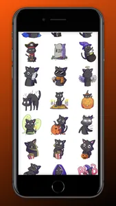 Blair Cat Halloween Stickers screenshot 2