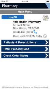 Yale Health Pharmacy screenshot 1