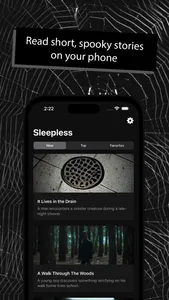 Sleepless - Spooky Stories screenshot 0