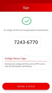 Santander Cash Nexus Sign screenshot 0