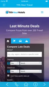 11th Hour Travel Deals screenshot 0