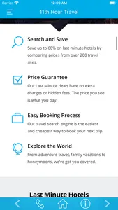 11th Hour Travel Deals screenshot 4