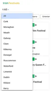 Irish Festivals screenshot 1