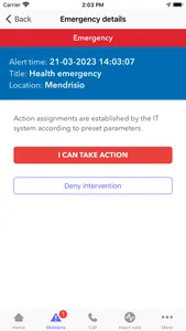 Momentum Emergency System screenshot 1