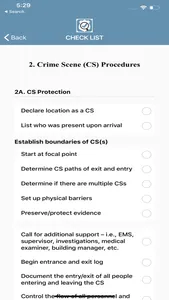 C.S.I. Checklist screenshot 3