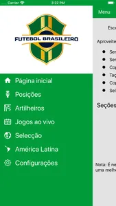 Brazilian Soccer Live screenshot 0