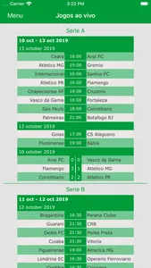 Brazilian Soccer Live screenshot 1