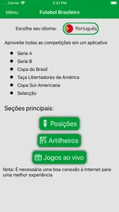 Brazilian Soccer Live screenshot 2