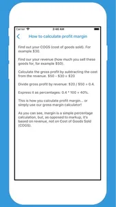 Margin and Markup Calculator + screenshot 3