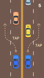 Traffic car driving race game screenshot 1