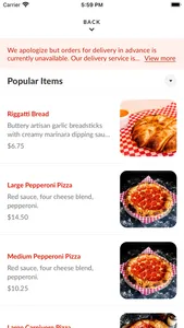 Riggatti's Wood Fired Pizza screenshot 2