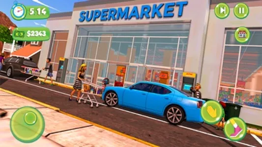 Supermarket Shopping Girl Game screenshot 2