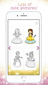 Princess Coloring Book Sparkle screenshot 2