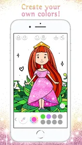 Princess Coloring Book Sparkle screenshot 4