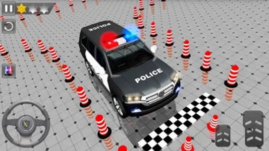 Advance Police Parking Game screenshot 0