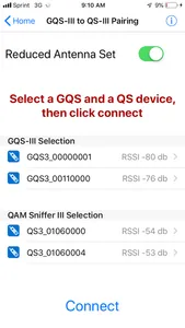 ComSonics GQSIII/QSIII Pairing screenshot 1