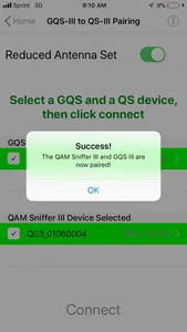 ComSonics GQSIII/QSIII Pairing screenshot 2