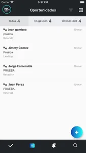 Resultadistas screenshot 2