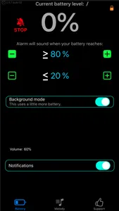 Battery Life Alarm PRO screenshot 0