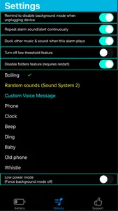 Battery Life Alarm PRO screenshot 1